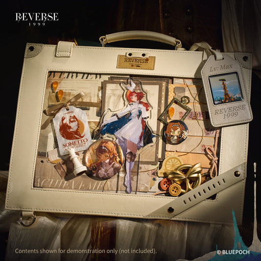 Reverse: 1999 "Packed Up Suitcase" Travel Scrapbook Ita-Bag