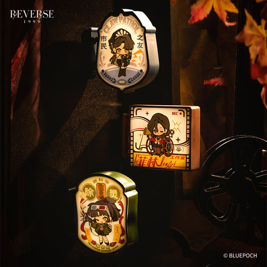 Reverse: 1999 "Chinatown Signboards" Light-up Character Magnet Blind Box