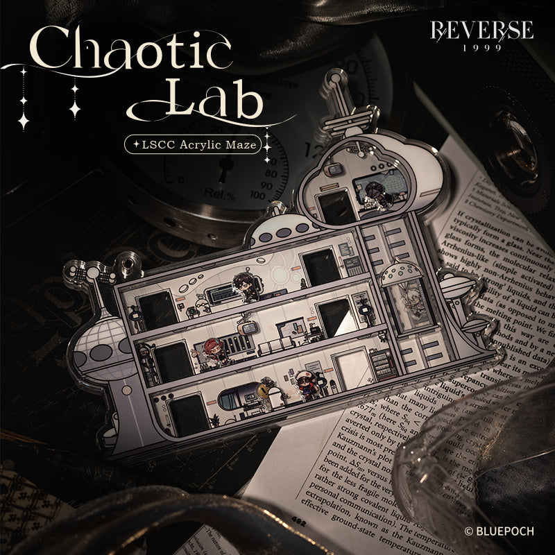Reverse: 1999 "Chaotic Lab" LSCC Acrylic Maze