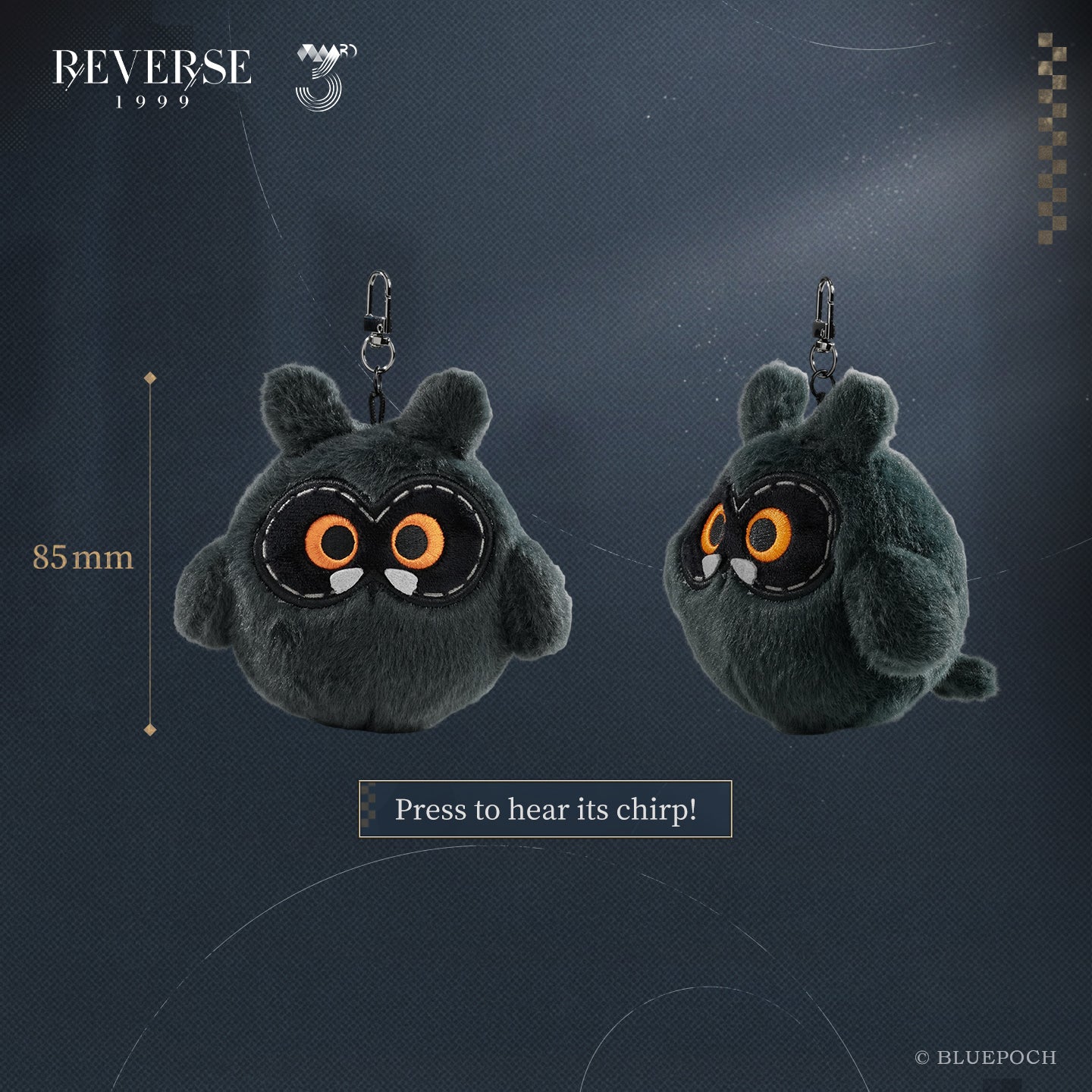 Reverse: 1999 *Speaking Gwinglish* Adar Llwch Gwin Plush