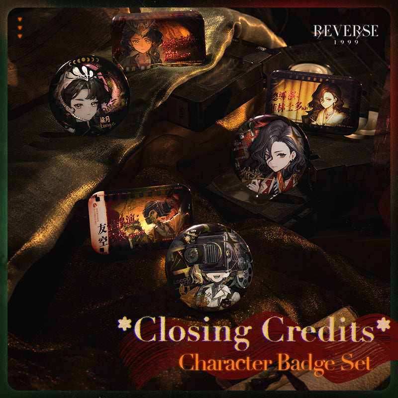 Reverse: 1999 "Closing Credits" Character Badge Set