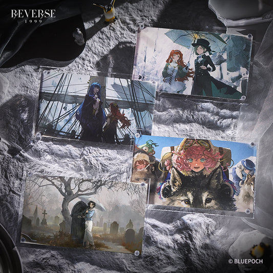 Reverse: 1999"Paradise Regained" Illustration Postcard Packs