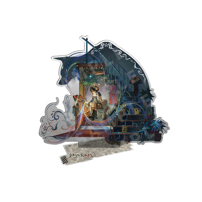Reverse: 1999 "Shadows in the Lake" Series Acrylic Standees