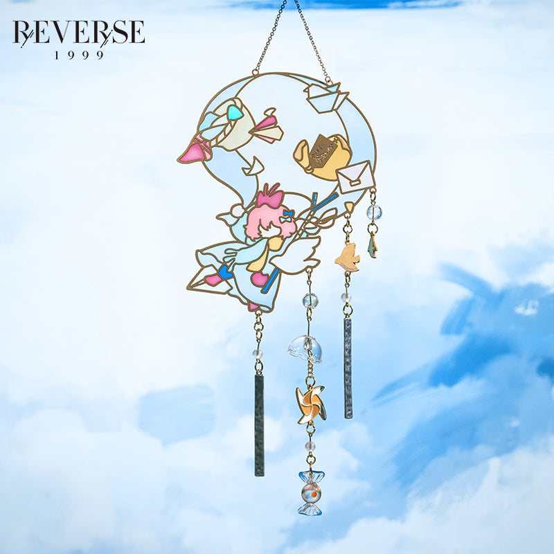 Reverse: 1999 "The Birds Remember" Flutterpage Featured Wind Chime