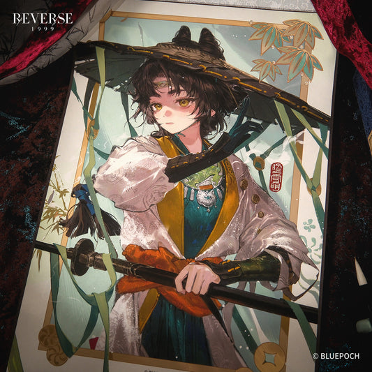 "Brushstrokes of Silken Dreams" Character Garment Scroll Paintings