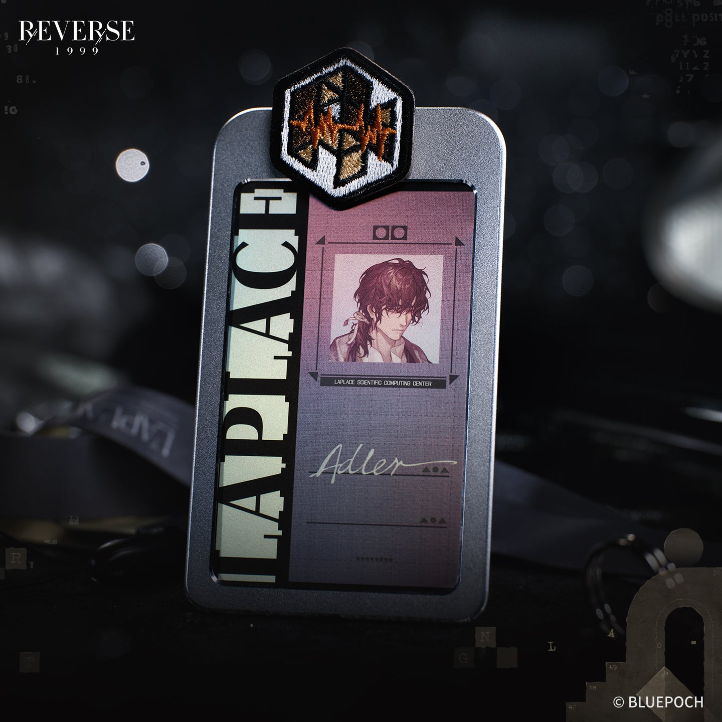 "Paradox Deduction" Enigma ID Badge Holder
