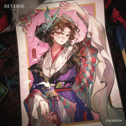 "Brushstrokes of Silken Dreams" Character Garment Scroll Paintings