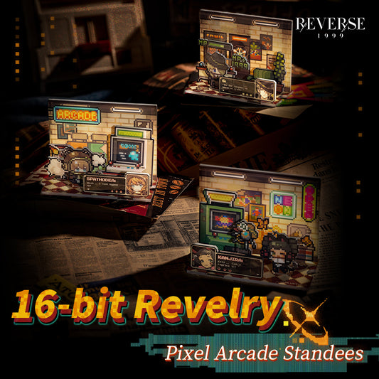 Reverse: 1999 "16-bit Revelry" Pixel Arcade Standees