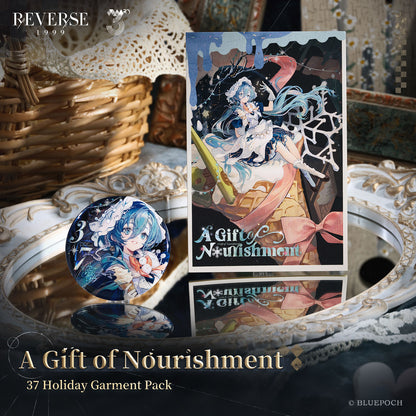 Reverse: 1999 "A Gift of Nourishment" 37 Holiday Garment Pack