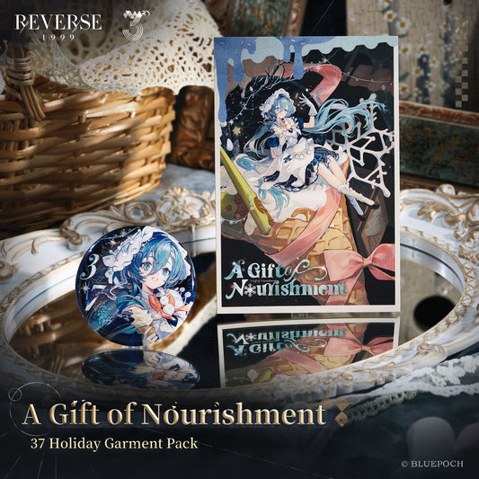 Reverse: 1999 "A Gift of Nourishment" 37 Holiday Garment Pack