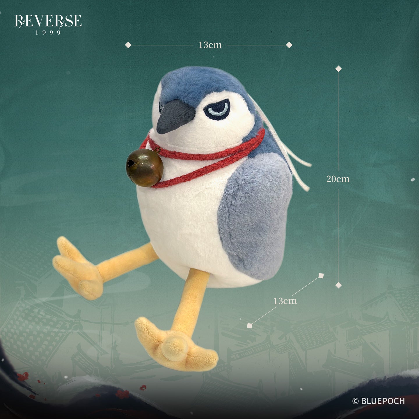 "Hungry Hungry Heron" Udimo Plushie