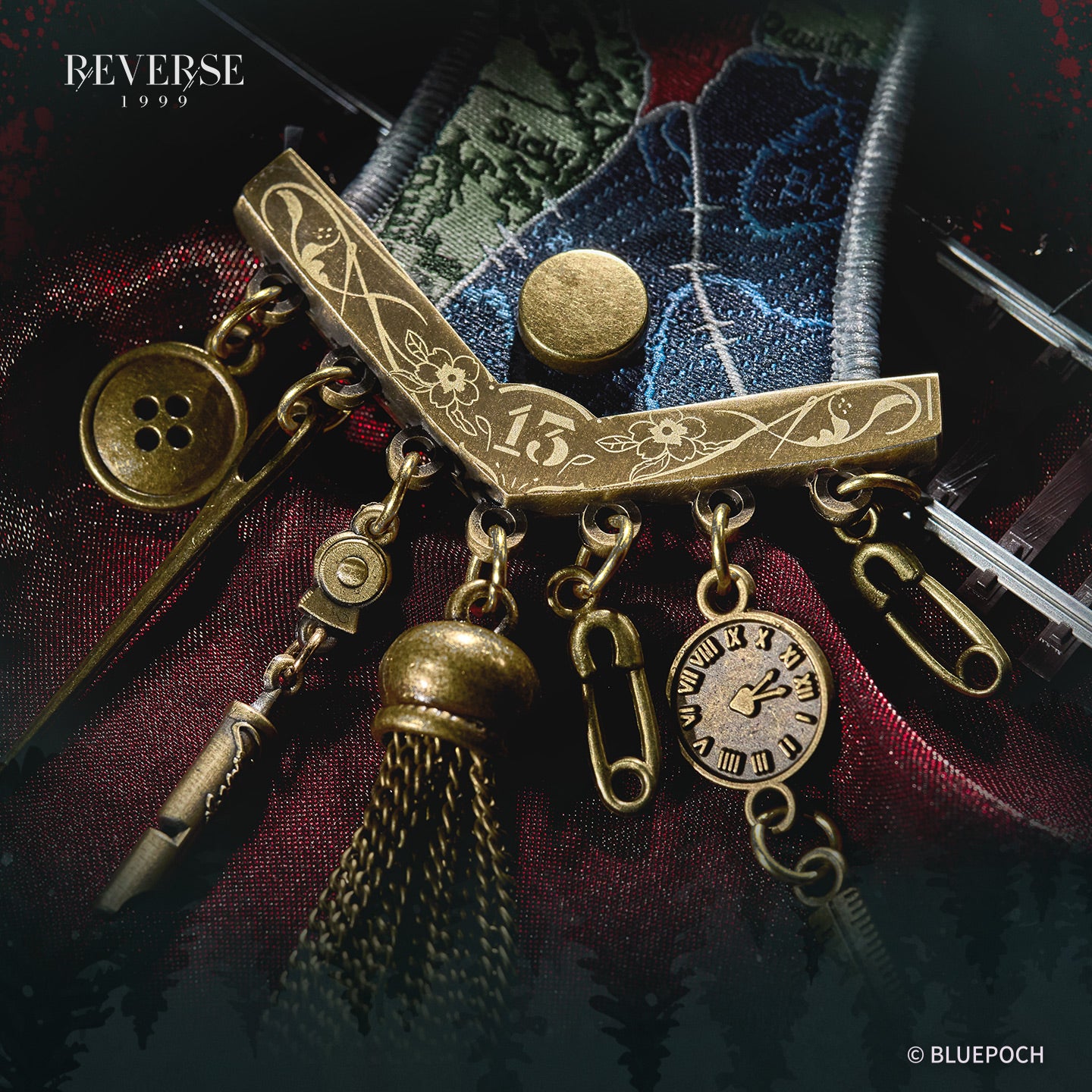 Reverse: 1999 "The Danube Dawn" Railroad Epaulette Charm