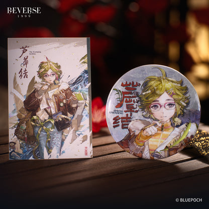 "A World in Every Blade" Badge & Character Postcard Packs