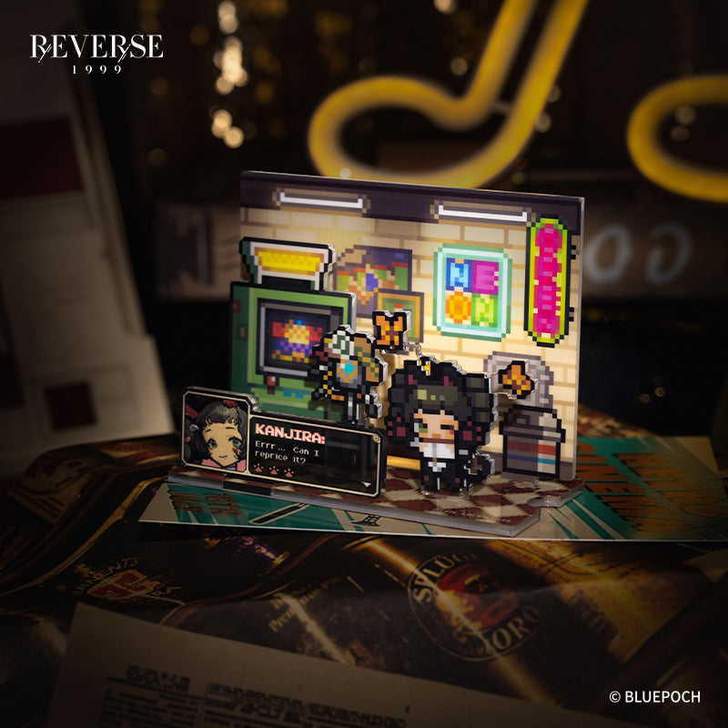 Reverse: 1999 "16-bit Revelry" Pixel Arcade Standees