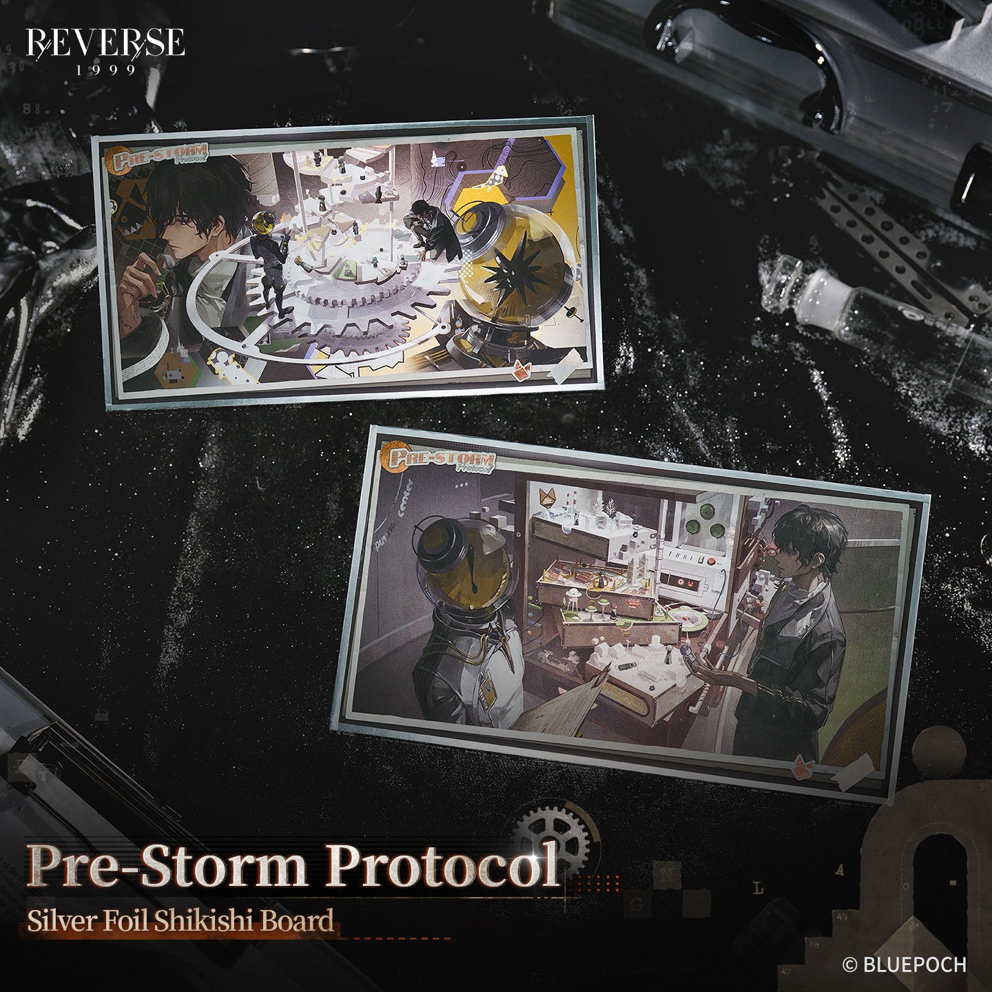 "Pre-Storm Protocol" Silver Foil Shikishi Board