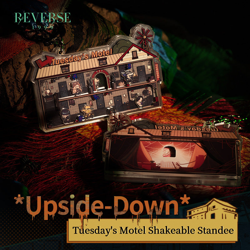 Reverse: 1999"Upside-Down" Tuesday's Motel Shakeable Standee