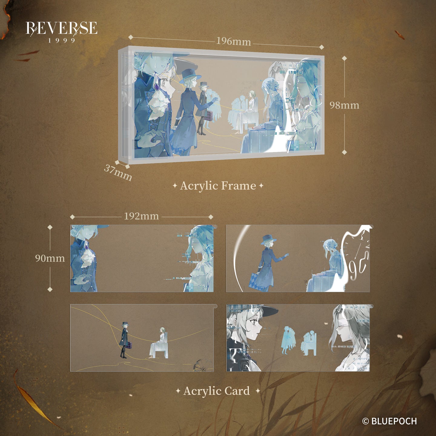 Reverse: 1999 "To You of the Future" Multi-Layer Acrylic Standee