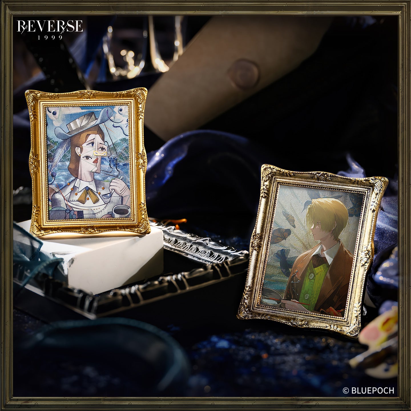 Reverse: 1999 "Color of Life and Death" Character Painting Holographic Magnet