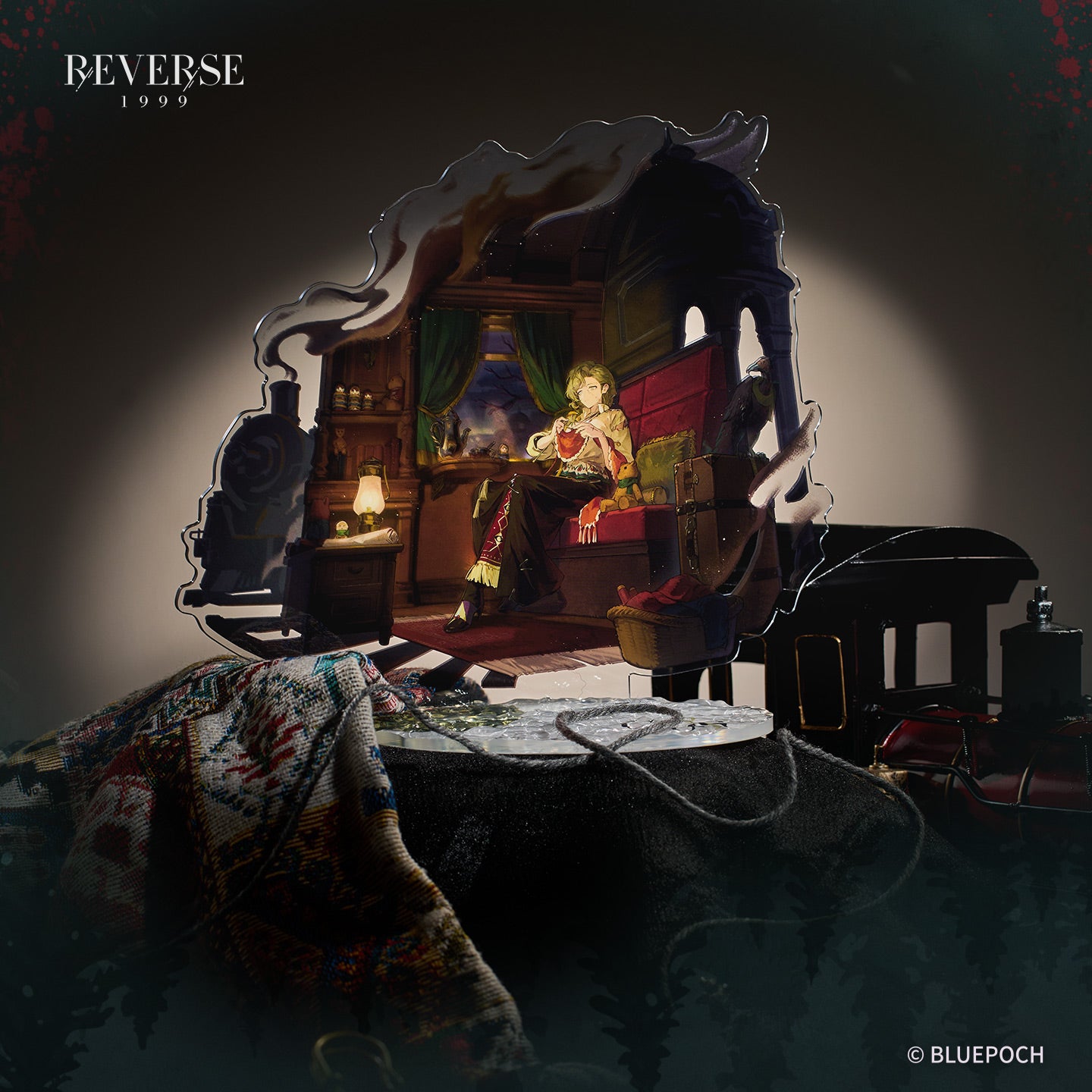 Reverse: 1999 "Shadows in the Lake" Series Acrylic Standees