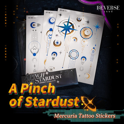 Reverse: 1999 "A Pinch of Stardust" Mercuria Tattoo Stickers