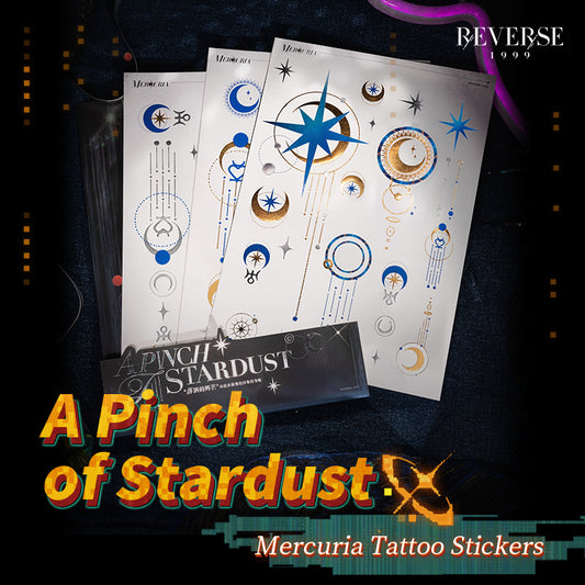 Reverse: 1999 "A Pinch of Stardust" Mercuria Tattoo Stickers