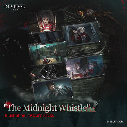 Reverse: 1999 "The Midnight Whistle" Illustration Postcard Packs