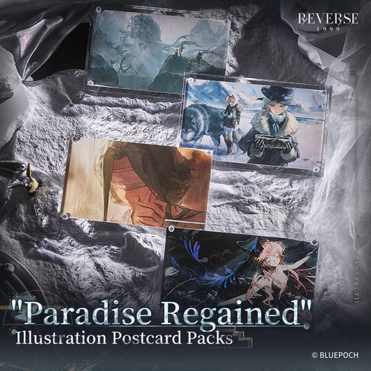 Reverse: 1999"Paradise Regained" Illustration Postcard Packs