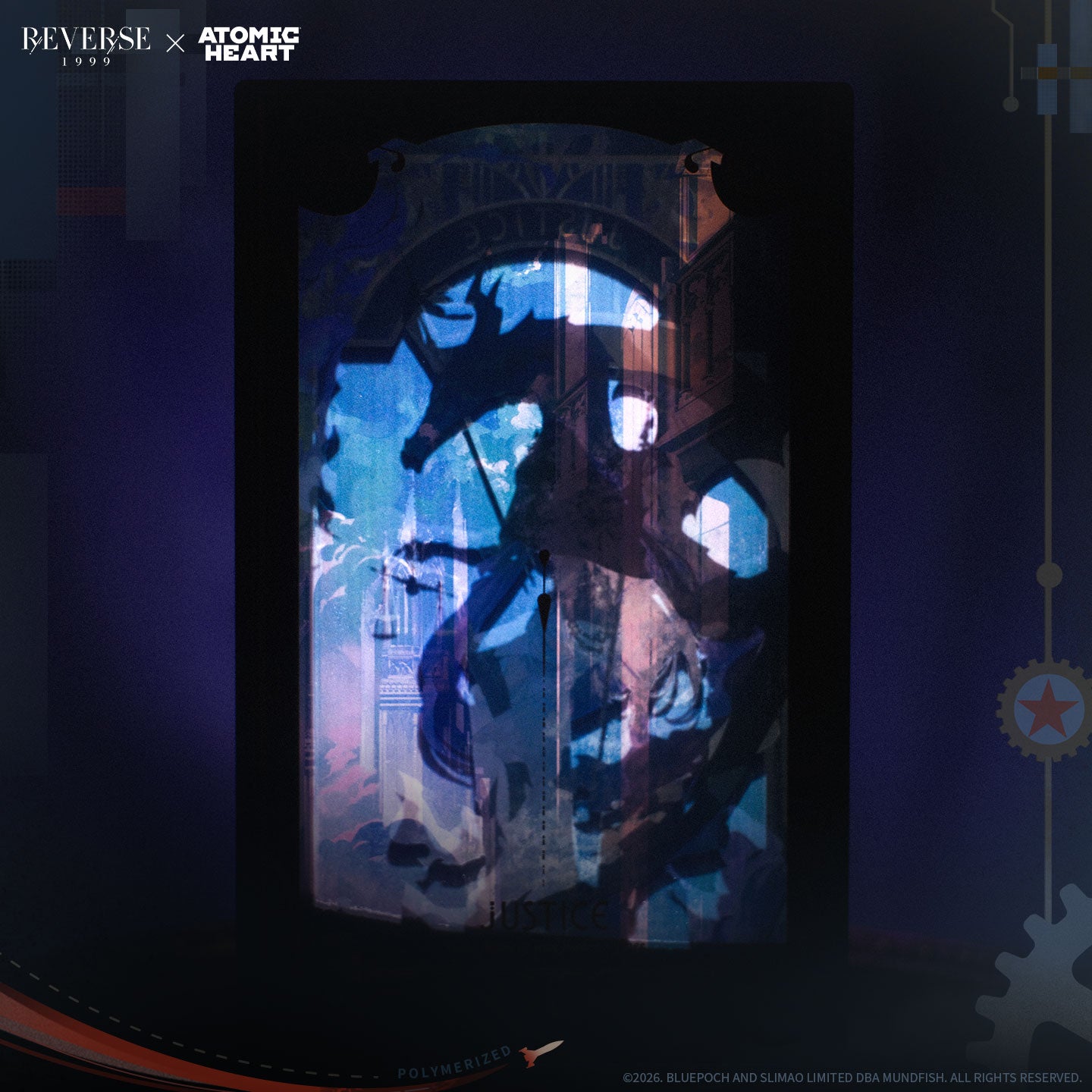 Reverse: 1999 x Atomic Heart "Weighing Sin and Justice" Sentinel Quicksand Acrylic Standee