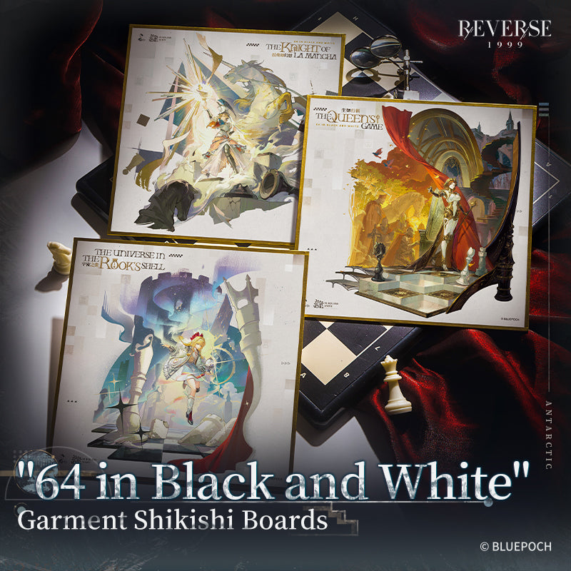 "64 in Black and White" Garment Shikishi Boards