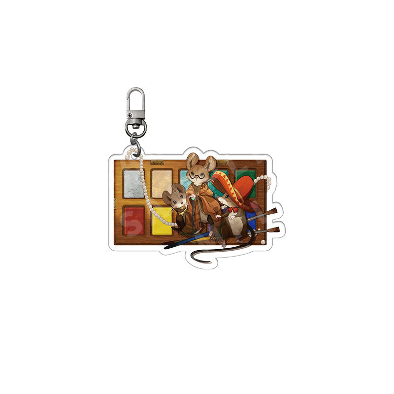 【BONUS】Reverse: 1999 "Artistic Mice" Pérez Family Palette Acrylic Pendant