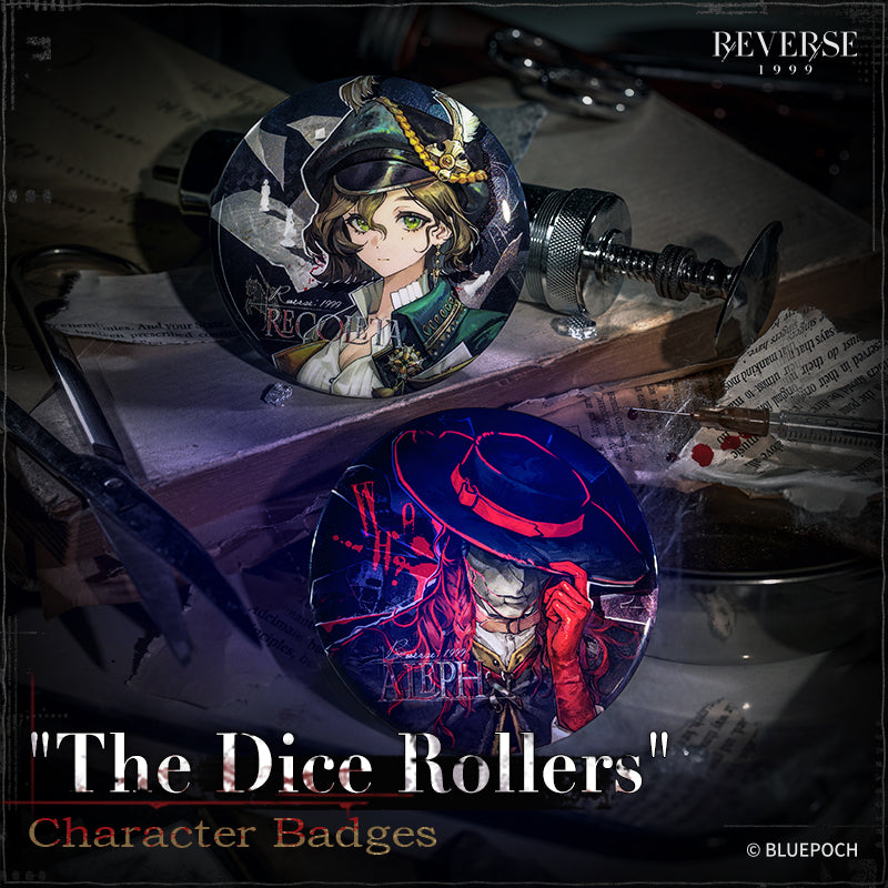 "The Dice Rollers" Character Badges