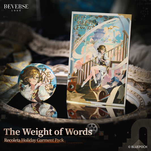 "The Weight of Words" Recoleta Holiday Garment Pack