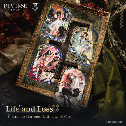 Reverse: 1999 "Life and Loss" Character Garment Latticework Cards
