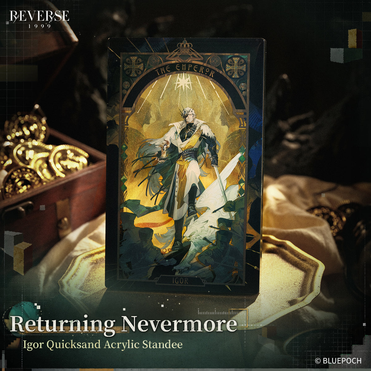 Reverse: 1999 "Returning Nevermore" Igor Quicksand Acrylic Standee