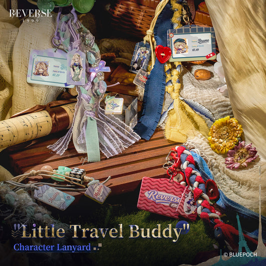 Reverse: 1999 "Little Travel Buddy" Character Lanyard