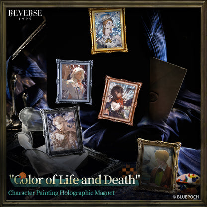Reverse: 1999 "Color of Life and Death" Character Painting Holographic Magnet