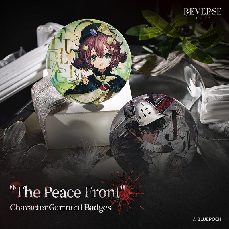 Reverse: 1999 "The Peace Front" Character Garment Badges