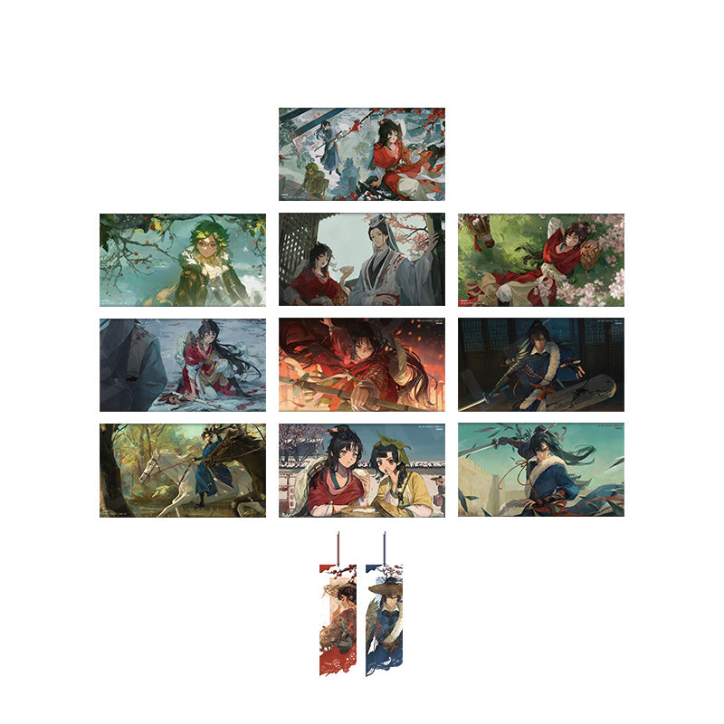 "Spring Unending" Illustration Postcard Packs: